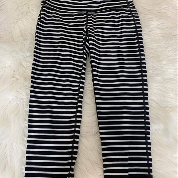 Athleta Striped Leggings Size S‎ (674) - Picture 1 of 11
